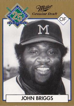 1994 Miller Brewing Milwaukee Brewers #NNO John Briggs Front