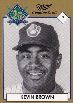 1994 Miller Brewing Milwaukee Brewers #NNO Kevin Brown Front