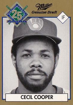 1994 Miller Brewing Milwaukee Brewers #NNO Cecil Cooper Front