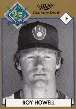 1994 Miller Brewing Milwaukee Brewers #NNO Roy Howell Front