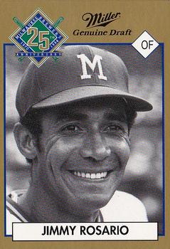 1994 Miller Brewing Milwaukee Brewers #NNO Jimmy Rosario Front