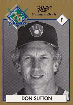1994 Miller Brewing Milwaukee Brewers #NNO Don Sutton Front