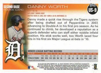 2010 Topps Update - All-Black #US-9 Danny Worth Back