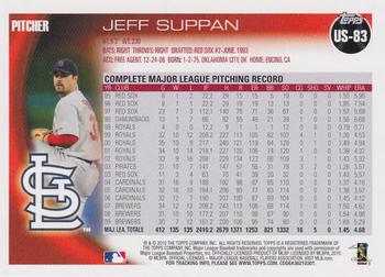 2010 Topps Update - All-Black #US-83 Jeff Suppan Back