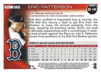 2010 Topps Update - All-Black #US-144 Eric Patterson Back