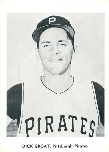 1960 Jay Publishing Pittsburgh Pirates Set B #NNO Dick Groat Front