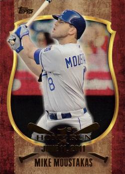 2015 Topps - First Home Run Gold (Series One) #FHR-07 Mike Moustakas Front