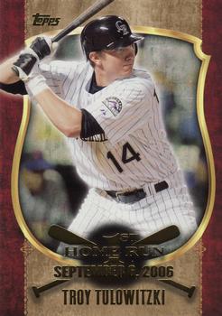 2015 Topps - First Home Run Gold (Series One) #FHR-38 Troy Tulowitzki Front