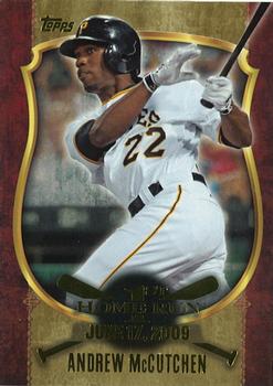 2015 Topps - First Home Run Gold (Series One) #FHR-02 Andrew McCutchen Front
