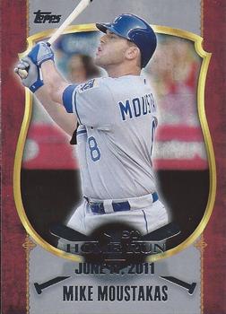 2015 Topps - First Home Run Silver (Series One) #FHR-07 Mike Moustakas Front