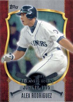 2015 Topps - First Home Run Silver (Series One) #FHR-15 Alex Rodriguez Front