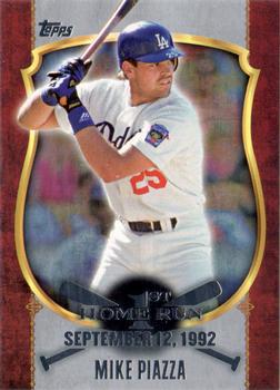 2015 Topps - First Home Run Silver (Series One) #FHR-37 Mike Piazza Front