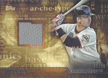 2015 Topps - Archetypes Relics #AR-BP Buster Posey Front