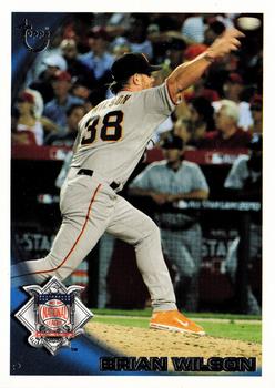 2010 Topps Update - Throwback #US-58 Brian Wilson Front