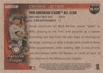 2010 Topps Update - Throwback #US-310 Derek Jeter Back