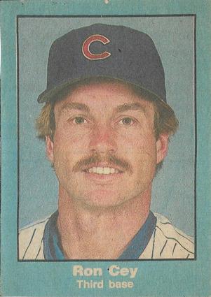 1984 Chicago Tribune Chicago Cubs #NNO Ron Cey Front