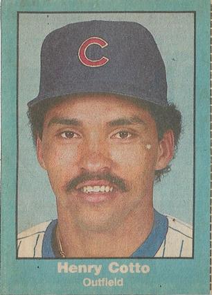 1984 Chicago Tribune Chicago Cubs #NNO Henry Cotto Front