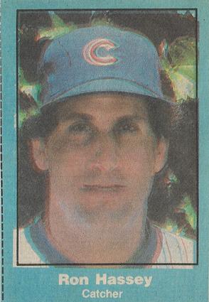 1984 Chicago Tribune Chicago Cubs #NNO Ron Hassey Front