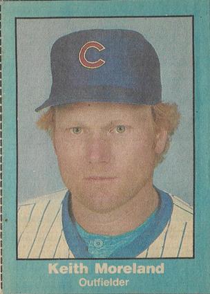 1984 Chicago Tribune Chicago Cubs #NNO Keith Moreland Front