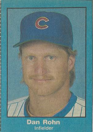 1984 Chicago Tribune Chicago Cubs #NNO Dan Rohn Front