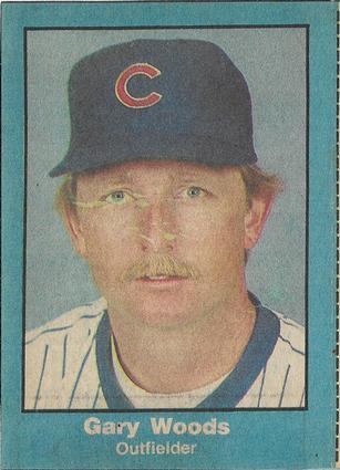 1984 Chicago Tribune Chicago Cubs #NNO Gary Woods Front