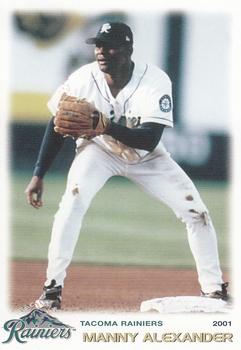2001 Grandstand Tacoma Rainiers #NNO Manny Alexander Front