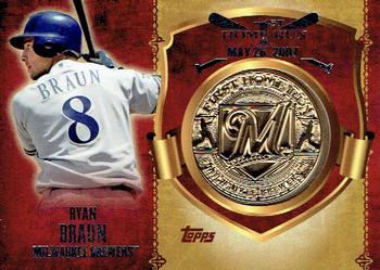 2015 Topps - First Home Run Medallions #FHRM-RB Ryan Braun Front