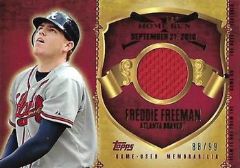 2015 Topps - First Home Run Relics (Series One) #FHRR-FF Freddie Freeman Front