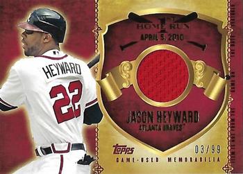 2015 Topps - First Home Run Relics (Series One) #FHRR-JHE Jason Heyward Front