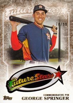 2015 Topps - Future Stars Pin Vintage #FS-03 George Springer Front