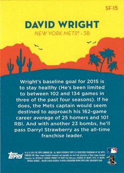 2015 Topps - Spring Fever #SF-15 David Wright Back