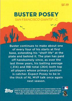 2015 Topps - Spring Fever #SF-19 Buster Posey Back