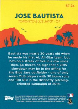 2015 Topps - Spring Fever #SF-24 Jose Bautista Back