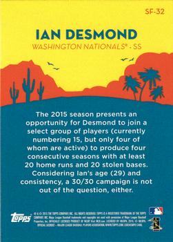 2015 Topps - Spring Fever #SF-32 Ian Desmond Back