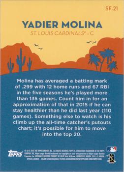 2015 Topps - Spring Fever #SF-21 Yadier Molina Back