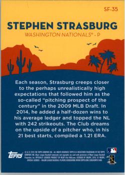 2015 Topps - Spring Fever #SF-35 Stephen Strasburg Back