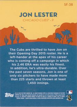 2015 Topps - Spring Fever #SF-38 Jon Lester Back