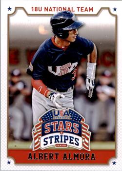2015 Panini USA Baseball Stars & Stripes #4 Albert Almora Front