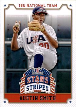 2015 Panini USA Baseball Stars & Stripes #9 Austin Smith Front