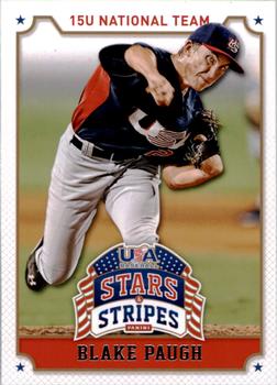2015 Panini USA Baseball Stars & Stripes #11 Blake Paugh Front