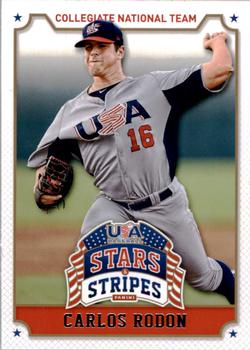 2015 Panini USA Baseball Stars & Stripes #18 Carlos Rodon Front