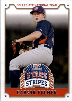 2015 Panini USA Baseball Stars & Stripes #19 Carson Fulmer Front