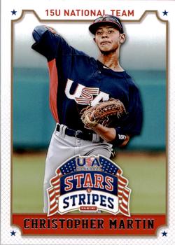2015 Panini USA Baseball Stars & Stripes #22 Christopher Martin Front