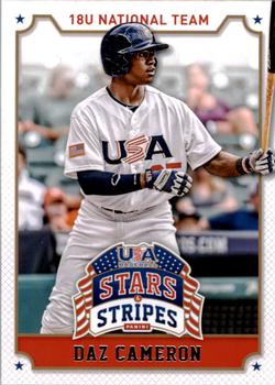 2015 Panini USA Baseball Stars & Stripes #30 Daz Cameron Front