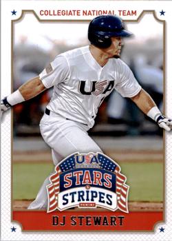 2015 Panini USA Baseball Stars & Stripes #34 DJ Stewart Front