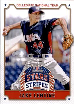 2015 Panini USA Baseball Stars & Stripes #47 Jake Lemoine Front