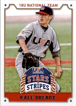 2015 Panini USA Baseball Stars & Stripes #56 Kale Breaux Front