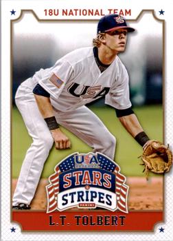2015 Panini USA Baseball Stars & Stripes #64 L.T. Tolbert Front
