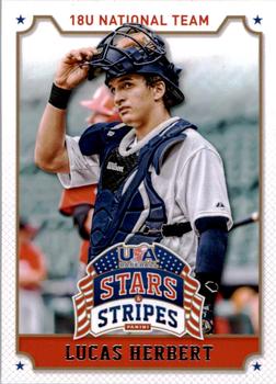 2015 Panini USA Baseball Stars & Stripes #65 Lucas Herbert Front