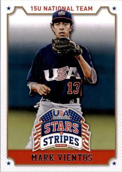 2015 Panini USA Baseball Stars & Stripes #71 Mark Vientos Front